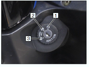Ignition and fork-column lock